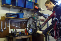Cycle repairs at Soren's Cycles
