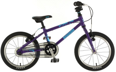 Squish 16 inch lightweight kid's bike in purple