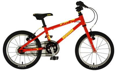Squish 16 inch lightweight kids bike in red