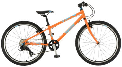 24 inch Squish in orange, lightweight kids bike