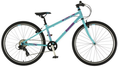 Squish 26 inch aqua, lightweight kids bicycle